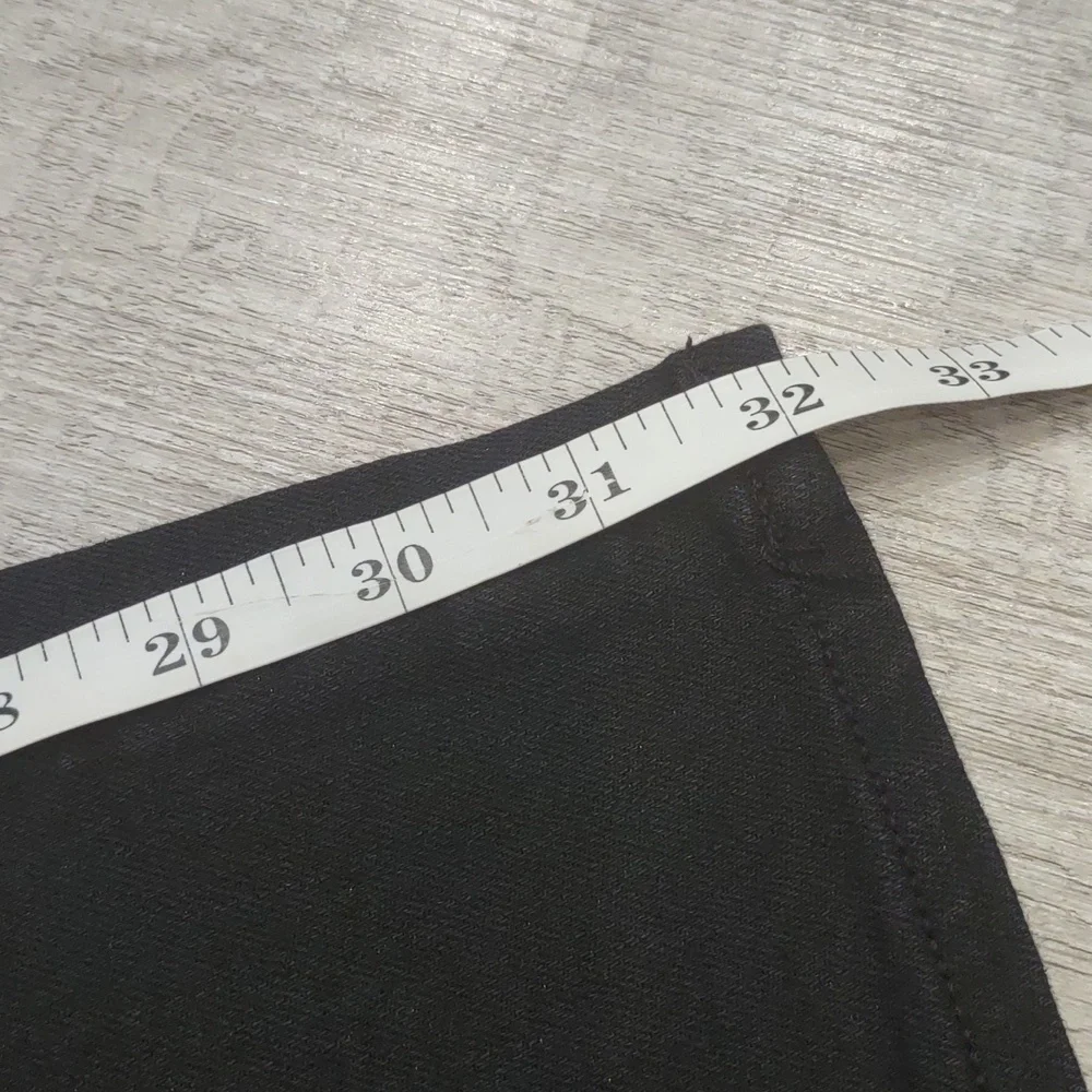 Cremieux Black Straight Denim Pants Jeans Stretch Men's 30 W 32 L - Picture 9 of 10